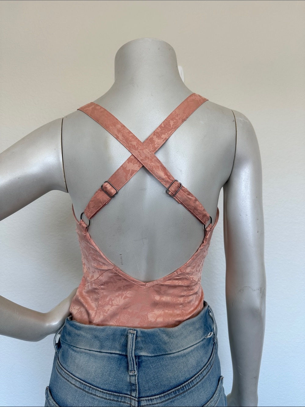 Intimately by Free People Satin Bow Cutout bodysuit - Picture 9 of 9